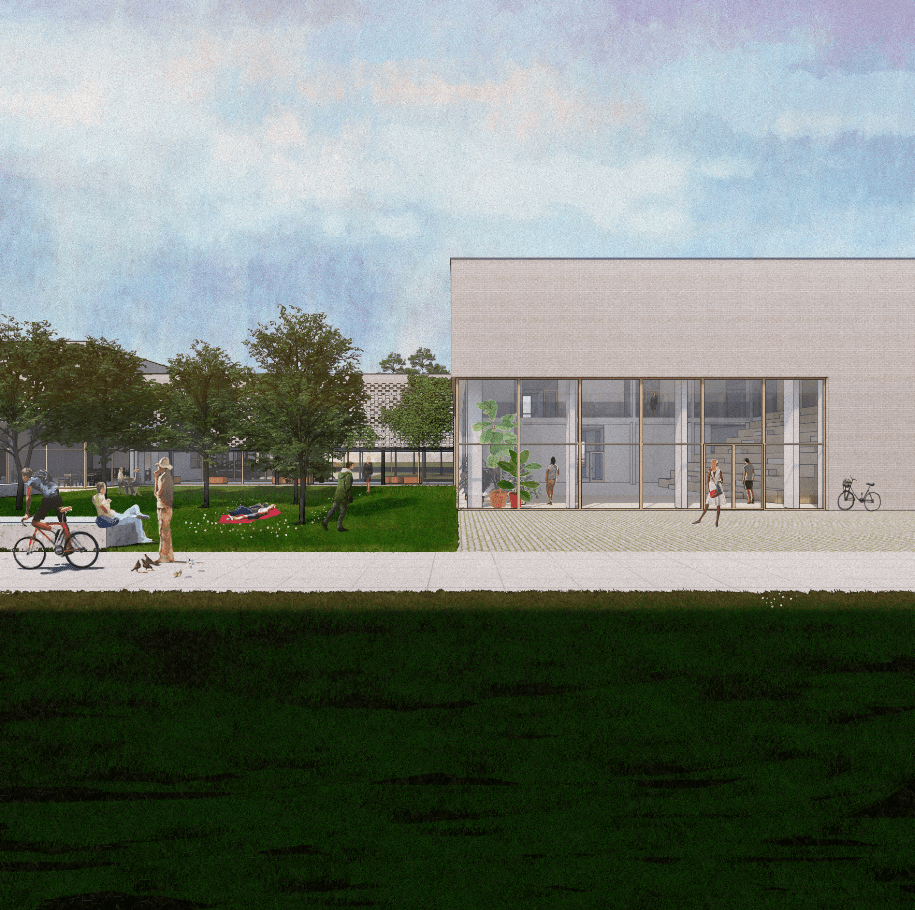 Mustamäe Riigigümnaasiumi arhitektuurikonkursi võistlustöö QUATTRO